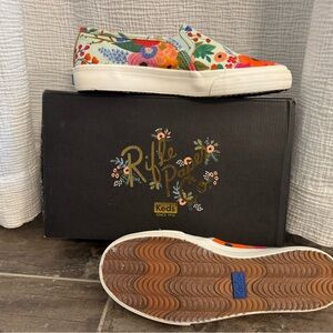 Keds Rifle Paper Company Double Decker Floral Slip-On Sneakers